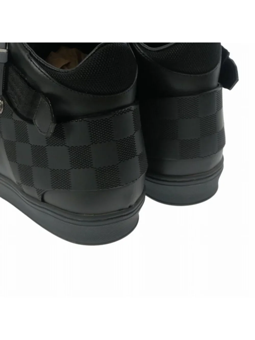 Louis Vuitton Highland Line Damier High Cut Sneakers 6.5 Black